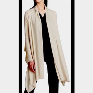 DKNY Open Front High-lowCozy Cardigan